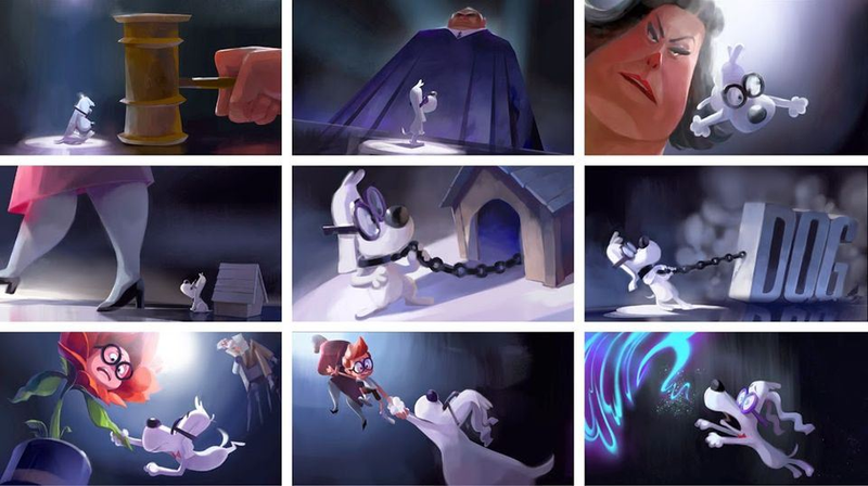 Illustration for article titled Mr. Peabody And Sherman Concept Art Is Way More Surreal Than The Film